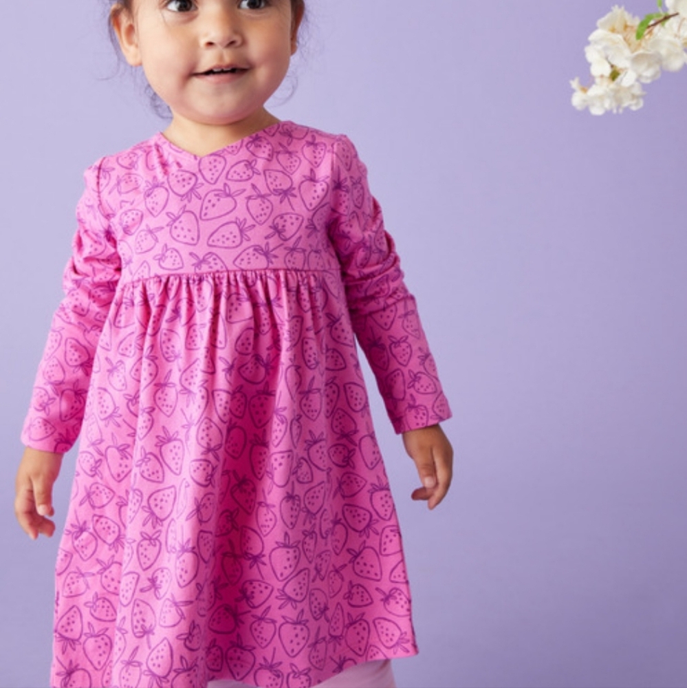 Tea Collection Wrap Neck Baby Dress Size 2T